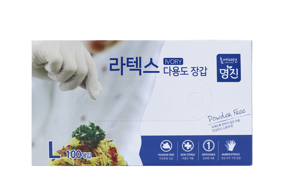 라텍스 다용도 고무장갑 100매