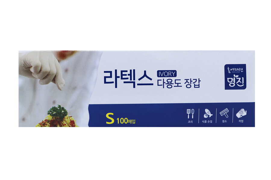 라텍스 다용도 고무장갑 100매