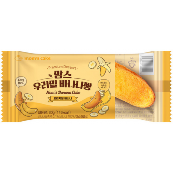 맘스케이크 우리밀 바나나빵 (오리지널 바나나)