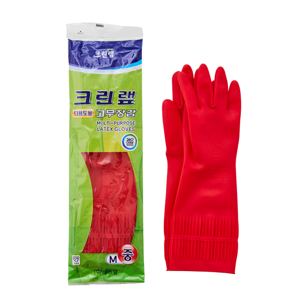고무장갑 다용도용(레드)